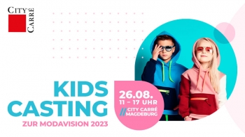 Großes Kidscasting für die MODAVISION 2023 – Black Edition